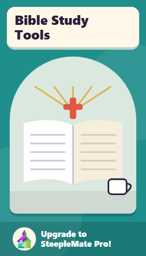 Bible study tools in SteepleMate Pro.